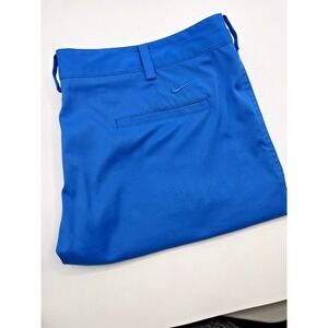 Nike Men's 38 Ocean Blue Dri-Fit‎ Standard Fit Golf Shorts Performance Wicking